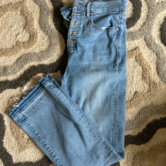 Loft Light Blue Denim Jeans - Picture 1 of 3